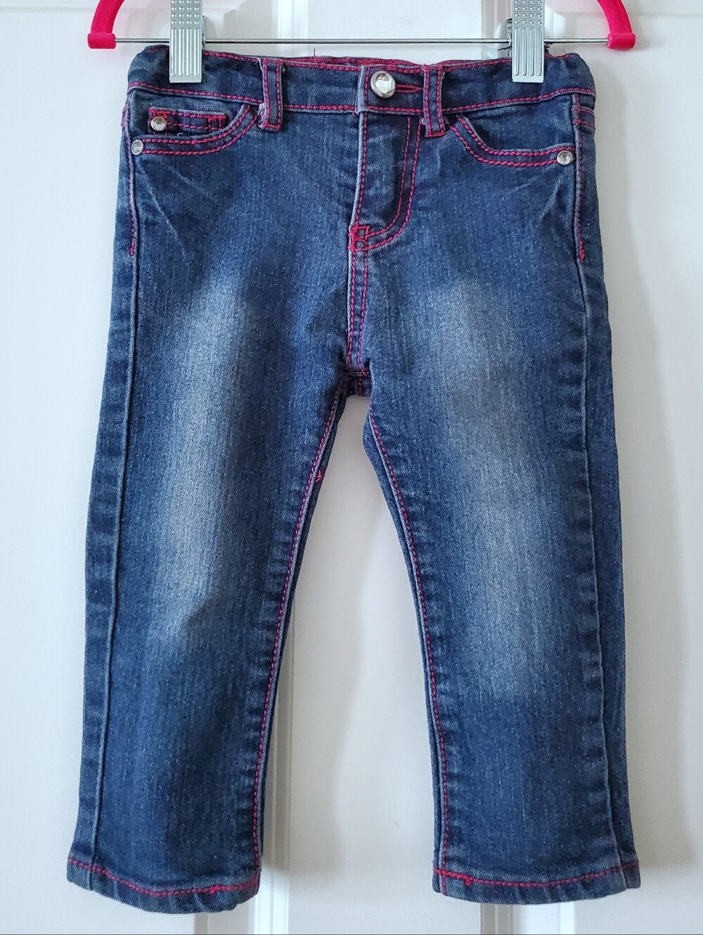 Almost Famous Toddler Girl's Adjustable Waist Stretchable Skinny Jeans